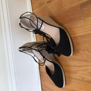 Steve Madden Bestow Lace Up Espadrille Wedge